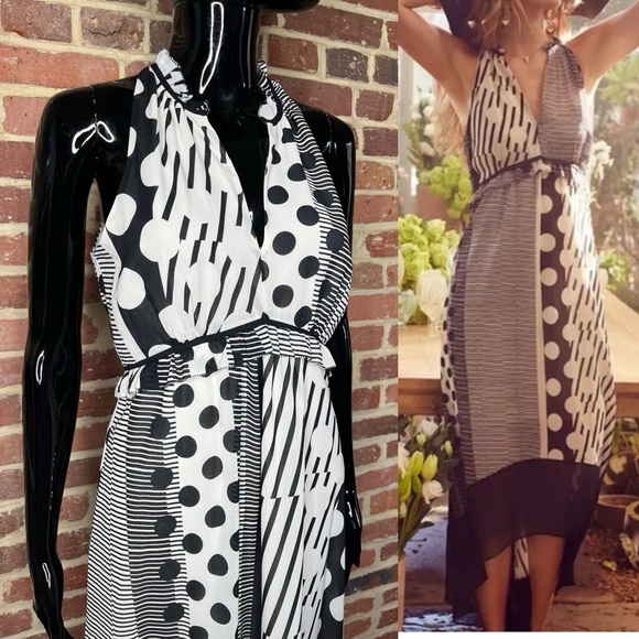 Anthropologie Dresses & Skirts - Maeve by Anthropologie Channeled Dot Dress in Size 2